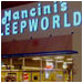Mancini's Sleepworld: Illuminated channel letters.