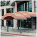 Cascading levels travel down the steps of this facade at Brendan Theatres, Antioch, CA.